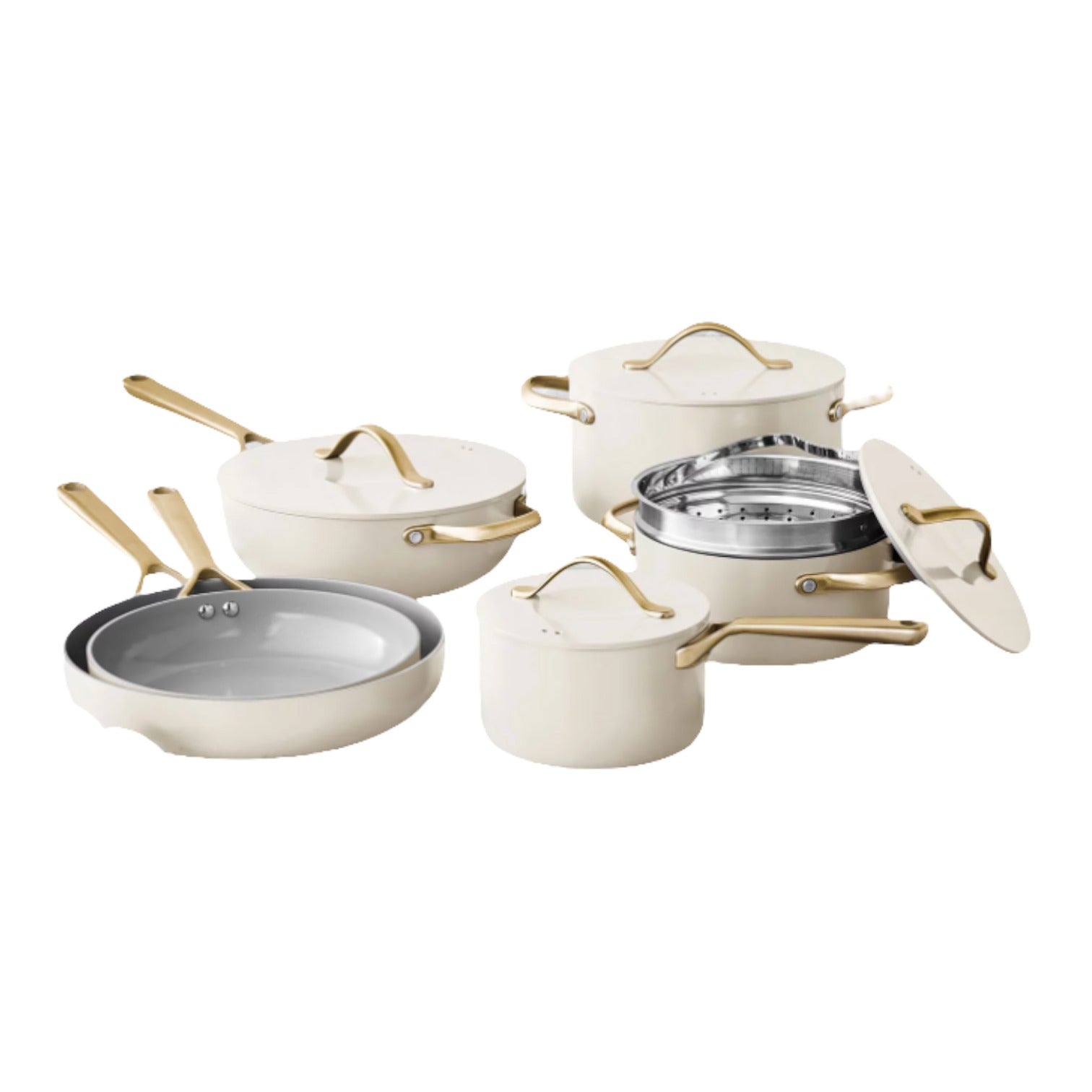  Member Mark 11 Piece Modern Ceramic Cookware Set With