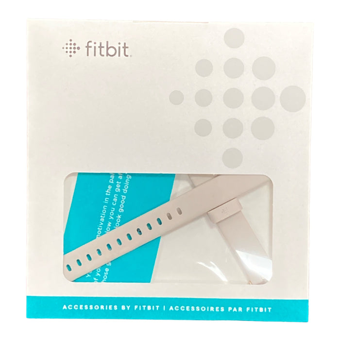 Fitbit FB180ABWTL Luxe Classic Band, Large, Lunar White
