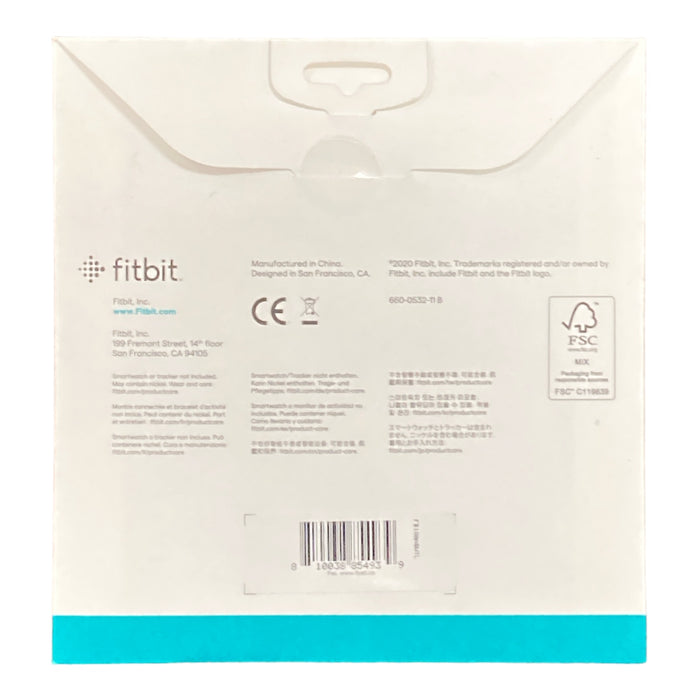 Fitbit FB180ABWTL Luxe Classic Band, Large, Lunar White