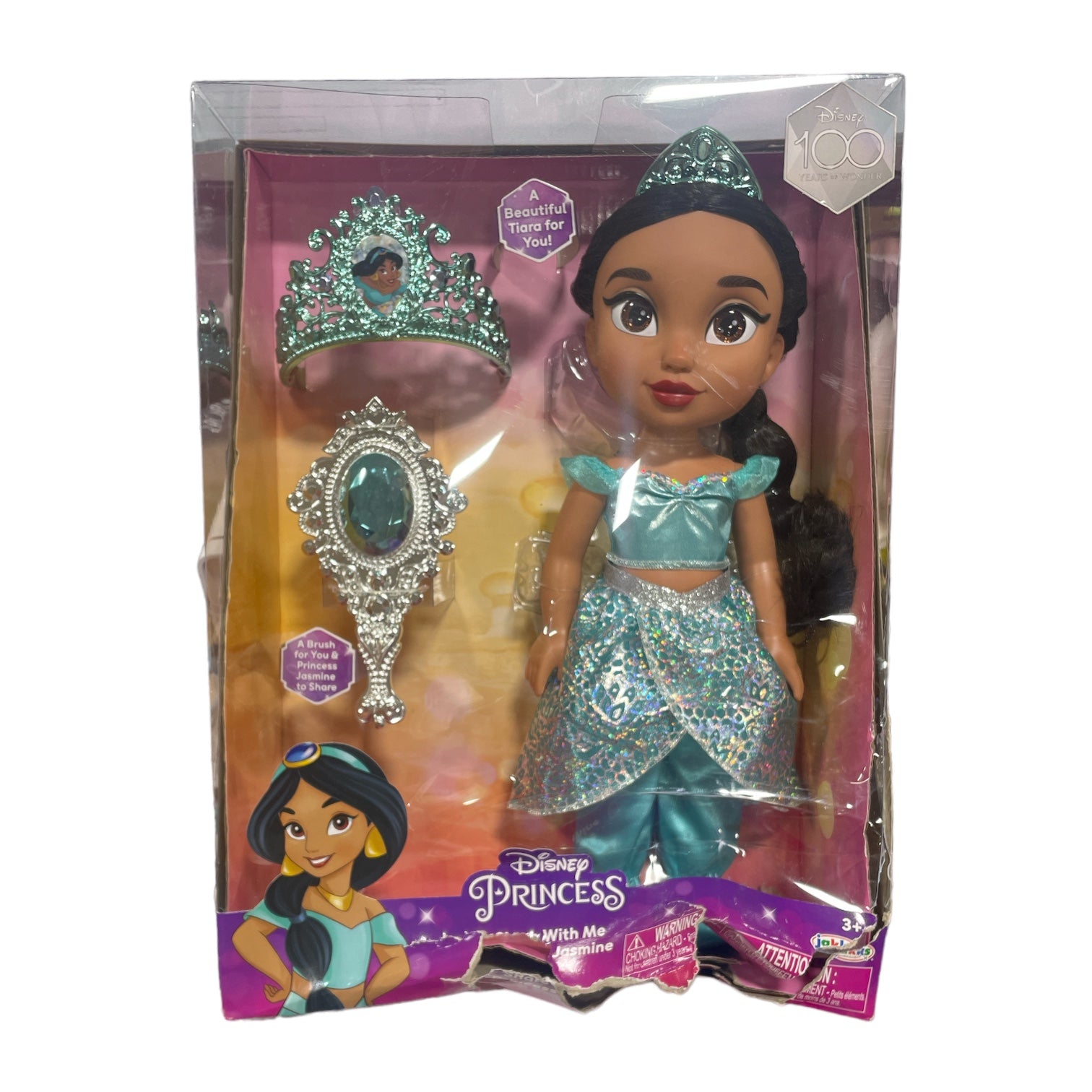 Disney Princess Share With Me Jasmine Toddler Doll With Child-sized Ac ...