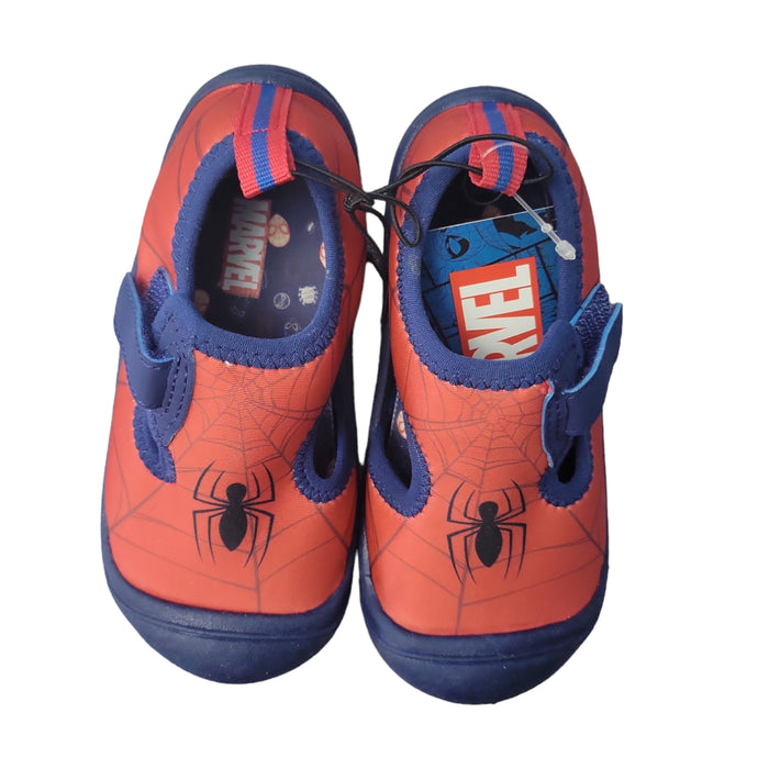 Ground Up Marvel Spiderman Boy's Pull On Velcro Water Shoe