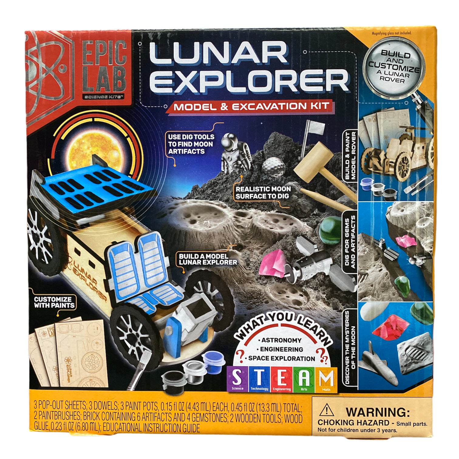 Epic Lab Lunar Explorer Dig Model & Excavation Kit STEAM – Ewirelessgear