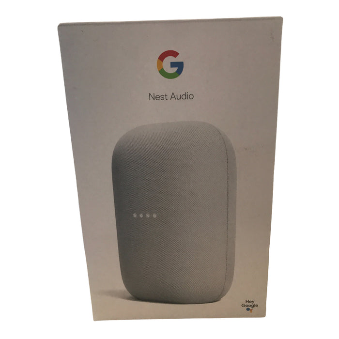 *Open Box* Google Nest Audio Smart Speaker and Home Assistant, Chalk