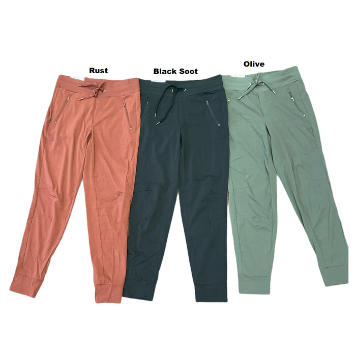 Member's Mark Ladies Moisture Wicking Woven Trek Jogger Pants w/ Zip Pockets