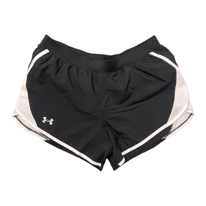 Under Armour Women's Mesh Detail Moisture Wicking Breathable Fly-By 2.0 Running Shorts, 1350196