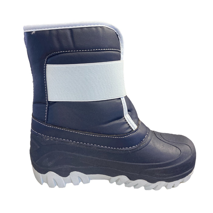Member's Mark Boy's Warm Cozy Lining  Easy On/Off Snow Boot (Blue Cove, 6)