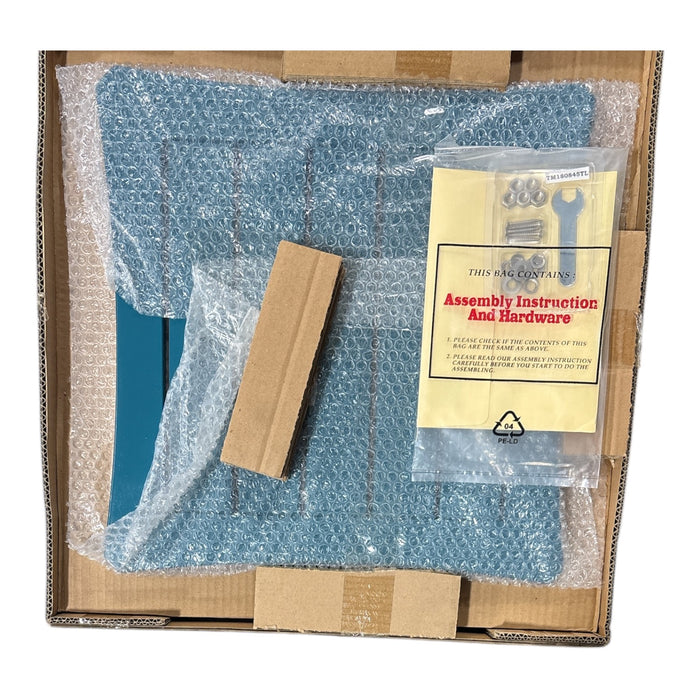 Members Mark Hardwood Painted 21" Square Outdoor Side Table, Teal