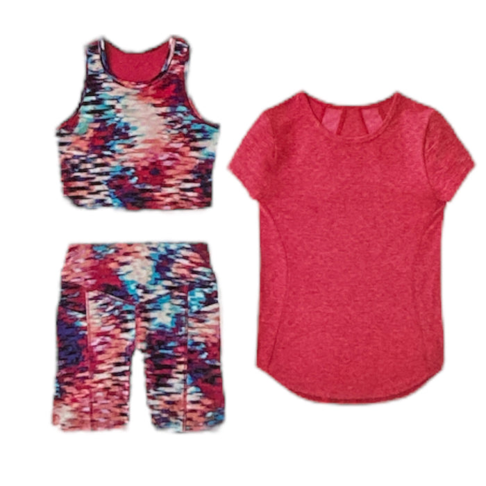 Member's Mark Youth Girl's Moisture Wicking 3 Piece Active Set