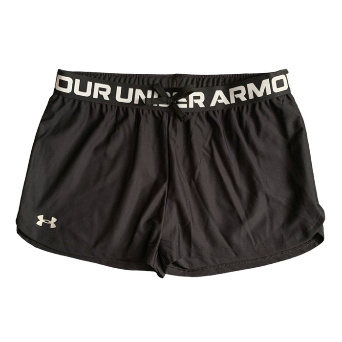 Under Armour Youth Girls Soft Drawstring Play Up Solid Quick Dry Shorts, 1363372