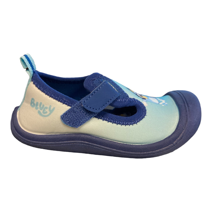 Ground Up Boy's Bluey Velcro Strap Pull On Water Shoe