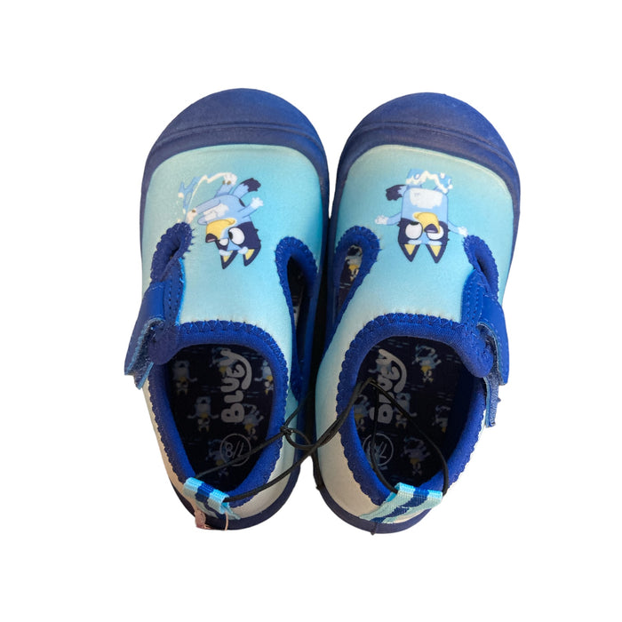 Ground Up Boy's Bluey Velcro Strap Pull On Water Shoe