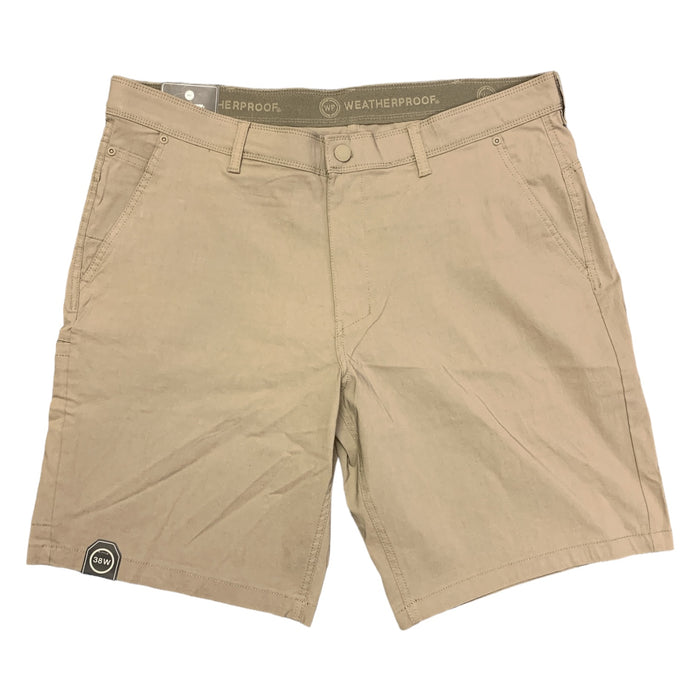 Weatherproof Mens Flex Waistband Tech Utility Short, W4S608SC