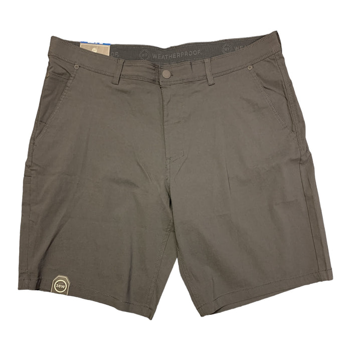 Weatherproof Mens Flex Waistband Tech Utility Short, W4S608SC