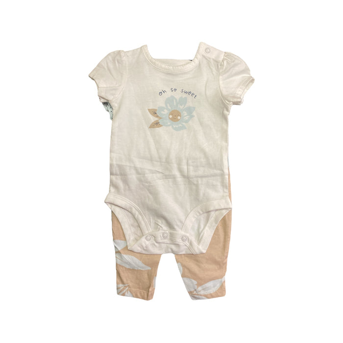 Carter's Infant Girl's 3 Piece Top and Pant Playwear Set