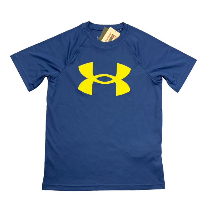 Under Armour Boy's Big Logo Short Sleeve Super Soft T-Shirt, 1363283