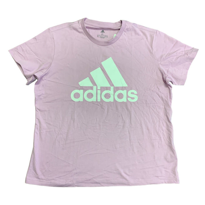 Adidas Women's Short Sleeve Graphic Print Crewneck Active T-Shirt