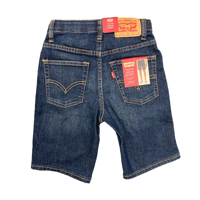 Levi's Boy's Zip Fly & Button Closure Belt Loops Adjustable Waistband Shorts