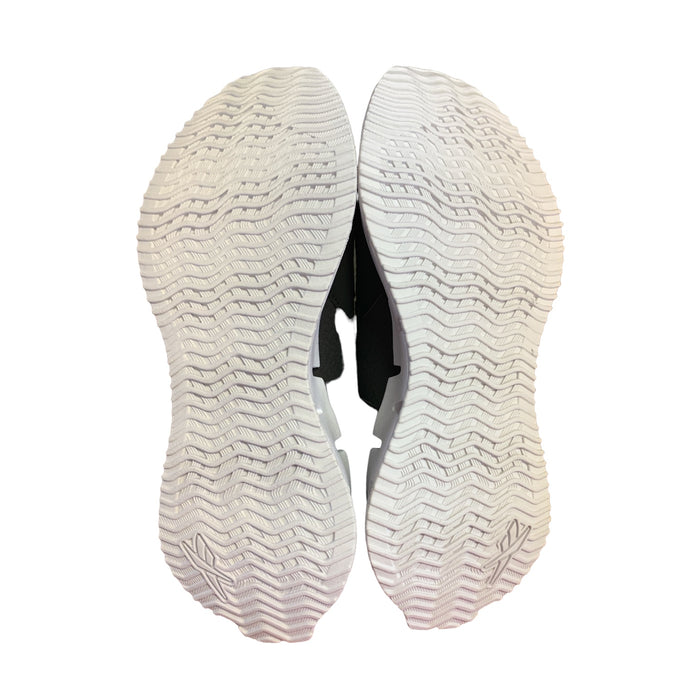 Reebok Womens Zig Dynamica CL Lightweight Lace Up Running Shoe, Black/White, 8.5