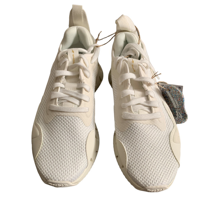 Reebok Womens Zig Dynamica CL Lightweight Running Shoe, White, 9
