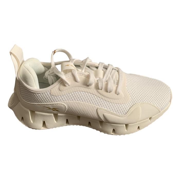 Reebok Womens Zig Dynamica CL Lightweight Running Shoe, White, 9