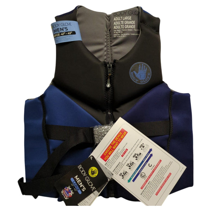 Body Glove Men's Lightweight USCG Approved Segmented PFD Life Jacket (Medium (37"-41"))