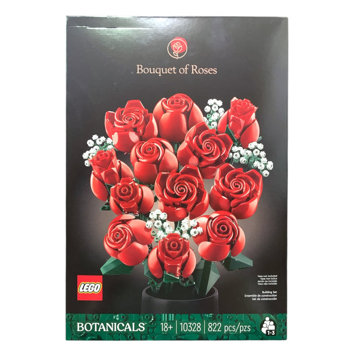 LEGO Botanicals Bouquet of Roses Building Set, 10328, 822 Pieces