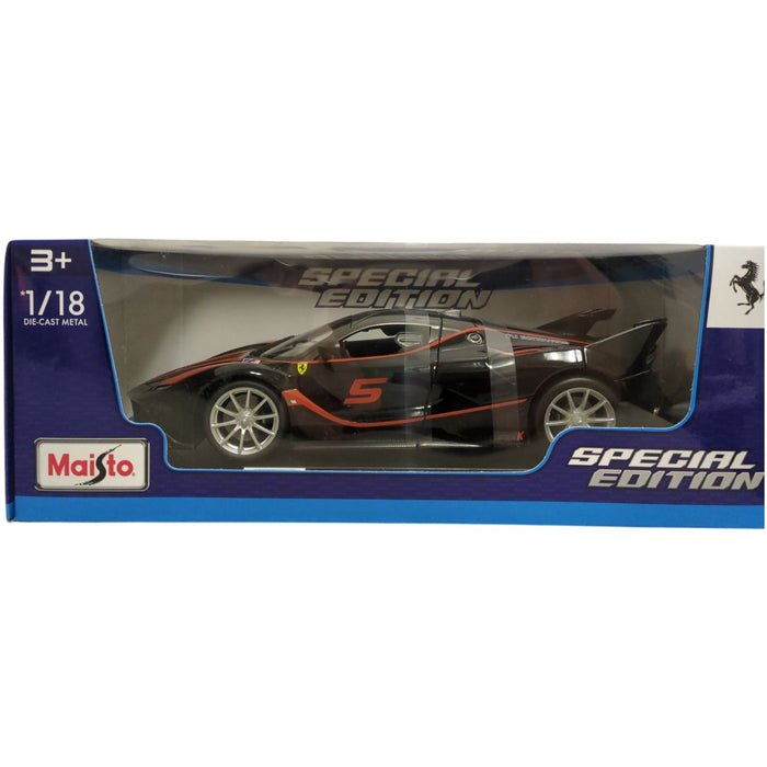 Maisto Special Edition 1/18 Scale Diecast Metal Ferrari FXXK , Black