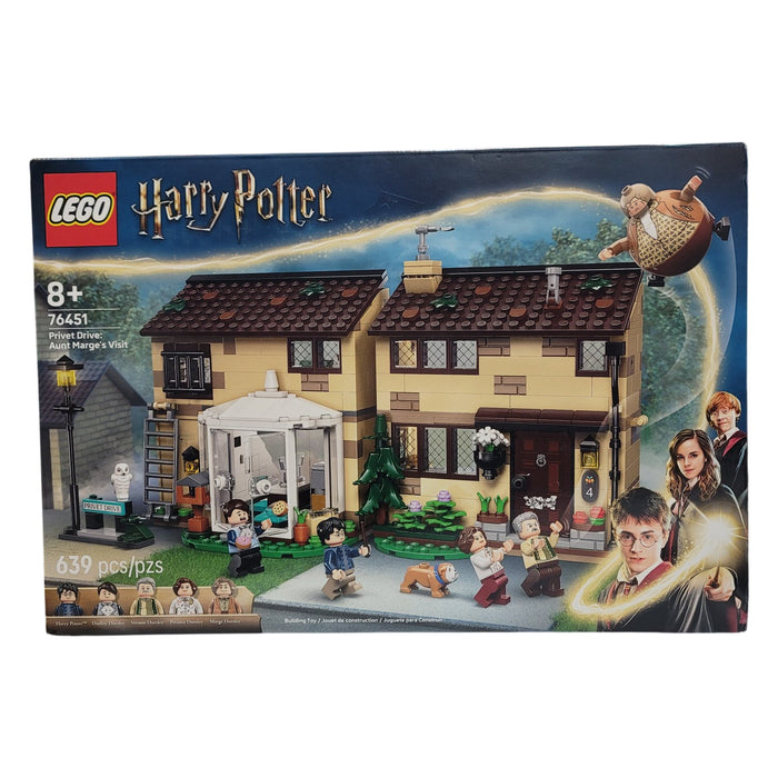 LEGO 76451 Harry Potter Privet Drive: Aunt Marge’s Visit Kids Toy 639pc