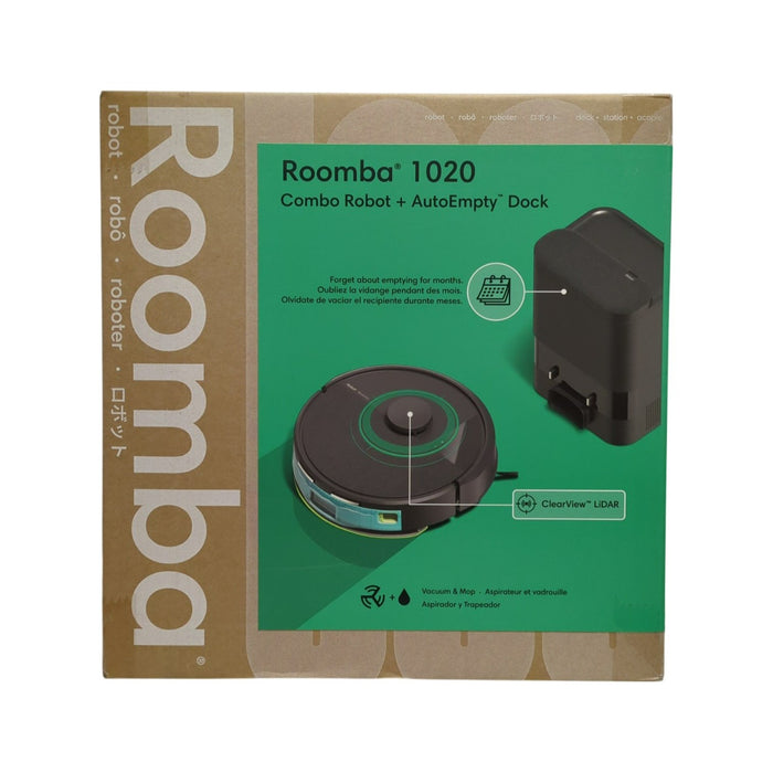 iRobot Roomba 1020 Robot Vacuum and Mop with 75 days of self-emptying