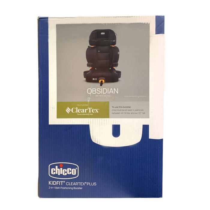 Chicco KidFit ClearTex Plus 2-in-1 Belt-Positioning Booster Car Seat, Ages 4+