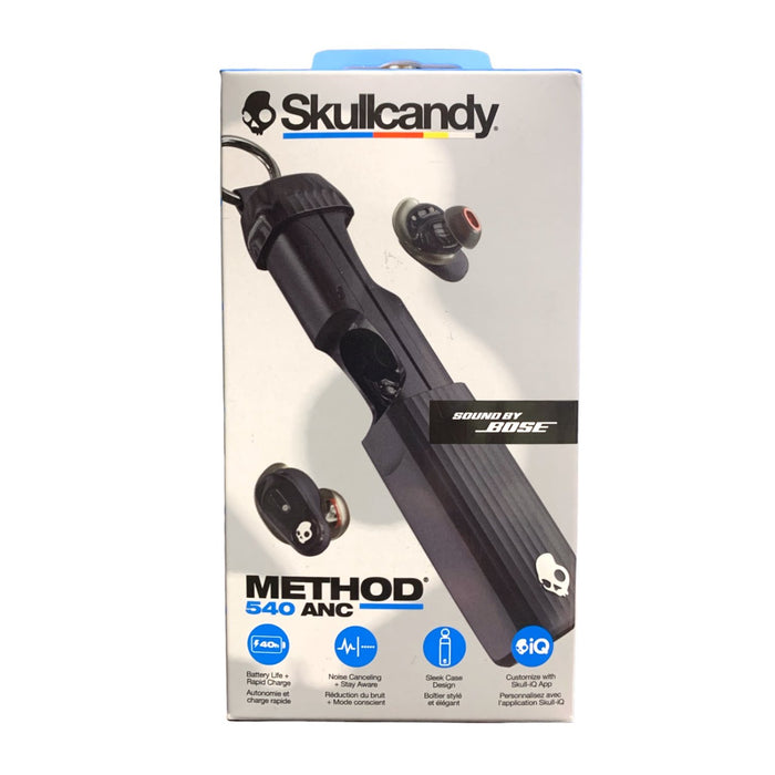 Skullcandy Method 540 ANC Wireless Earbuds, Sound by Bose, Bluetooth, Black