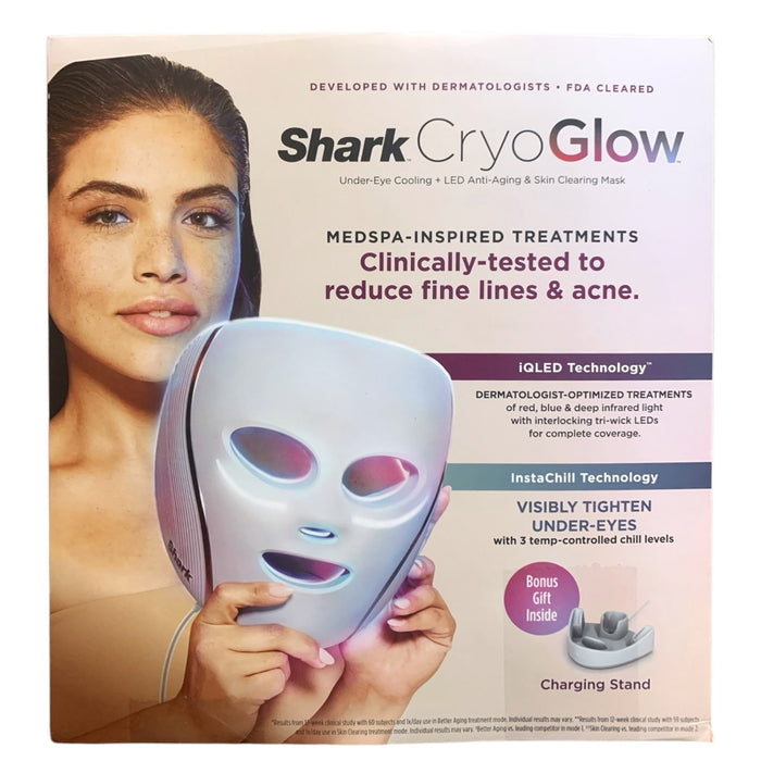 Shark CryoGlow Under-Eye Cooling + LED Anti-Aging & Skin Clearing Mask