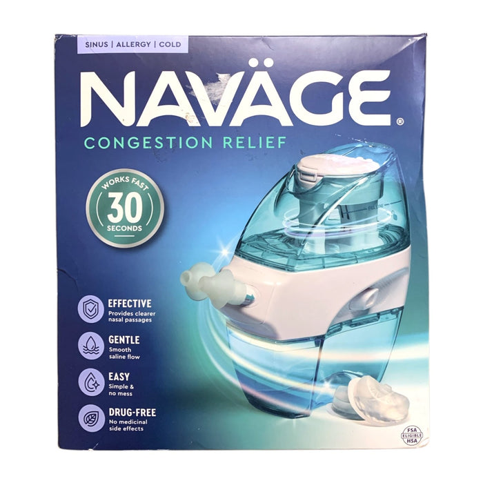 Navage Congestion Relief Saline Nasal Irrigation Device, Multi-User Bundle