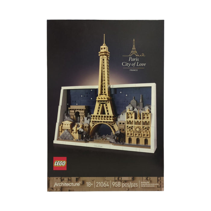 LEGO Architecture Paris – City of Love Building Set for Adults - DIY Office or