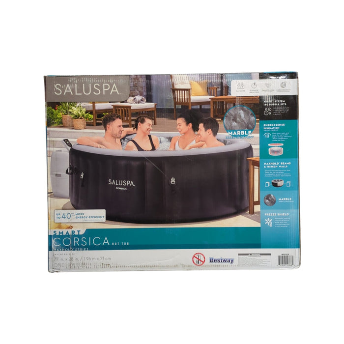 SaluSpa Corsica Round Energy-Saving Smart AirJet Inflatable Hot Tub