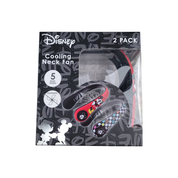 Disney Cooling Neck Fan, 2 pack,  Rechargeable