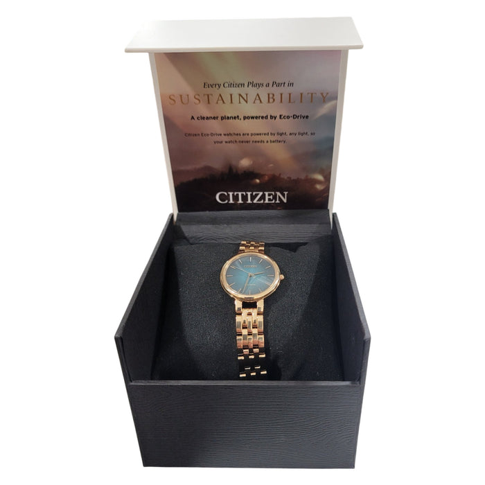 Citizen Eco-Drive Analog Stainless Steel Bracelet Watch, 32mm