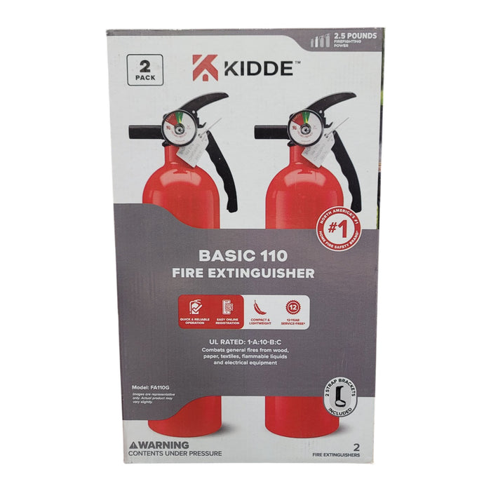 Kidde Multi Purpose Fire Extinguisher for Home, Office, Dorm, Residential,