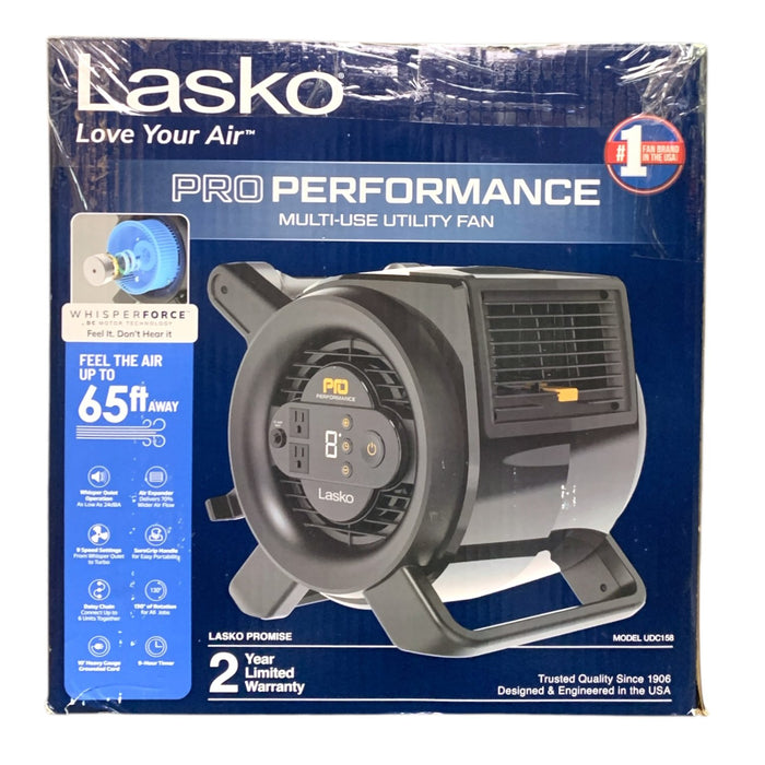 Lasko Pro Performance Multi-Use Utility Fan, 9-Speed with WhisperForce Motor