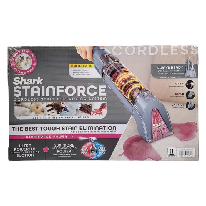 Shark StainForce Cordless Portable Spot, Stain, & Odor Remover System