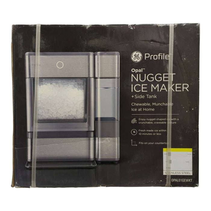 GE Profile Opal Countertop Nugget Ice Maker Side Water Tank, Stainless Steel