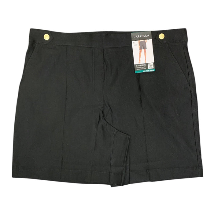 Rafaella Women's 7" Stretch Short, High Stretch Tab Waistband