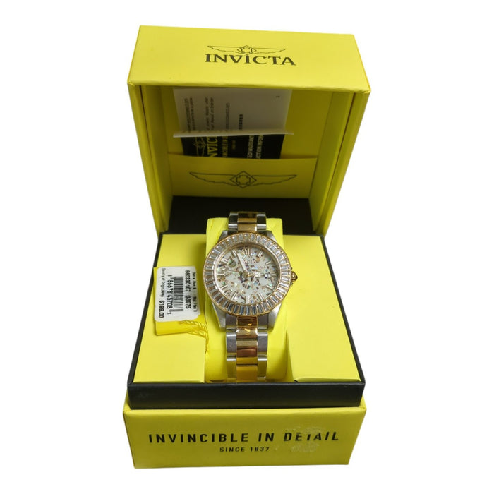 Invica Women's Angel Lady Stain Steel Wristwatch, Mother of Pearl/Abalone Dial
