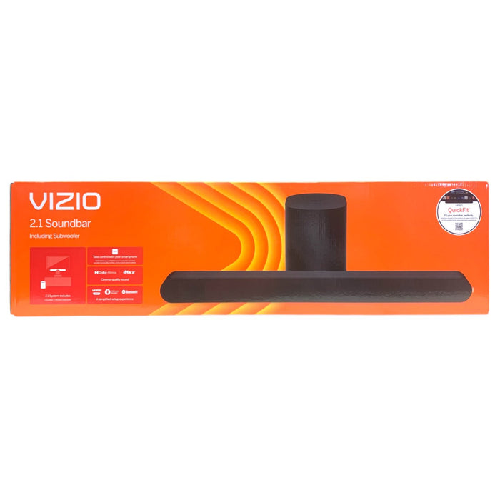 VIZIO 2.1 Soundbar, Wireless Subwoofer w/Dolby Atmos & DTS:X, Bluetooth, SV210M