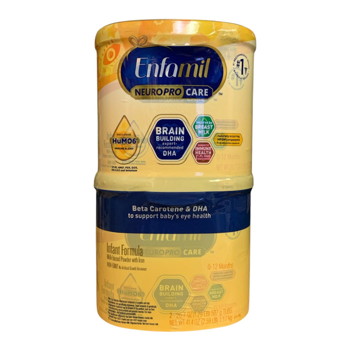 Enfamil Neuropro Care Instant Infant Formula, 2-Pack, 20.7 oz. each