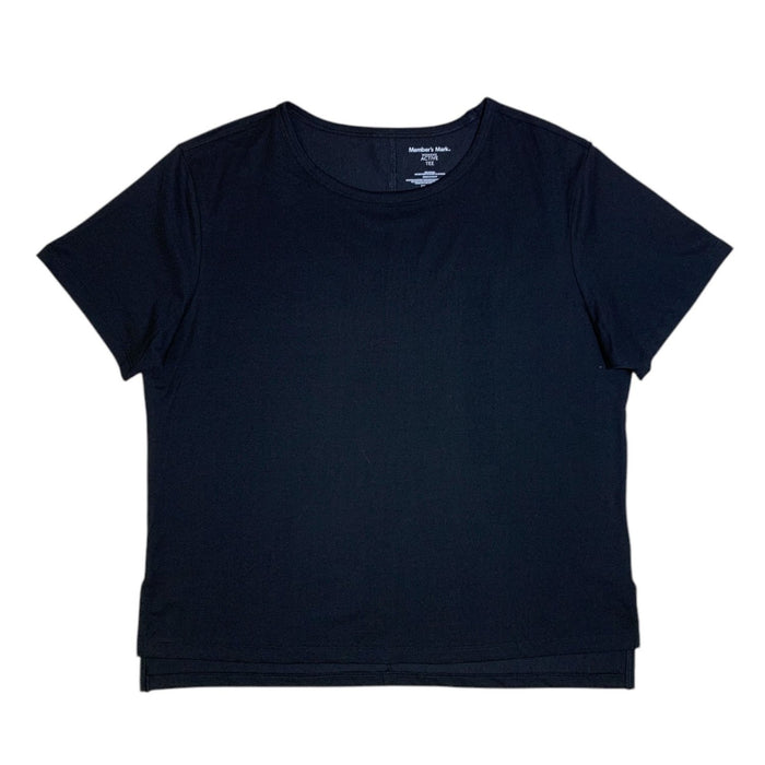 Member's Mark Women's Active Tee, Boatneck, Relaxed Fit with Side Slit