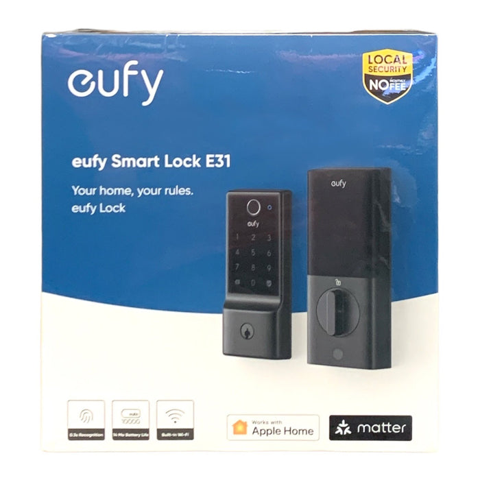 eufy E31 Keyless Entry Smart Lock with Fingerprint Reader