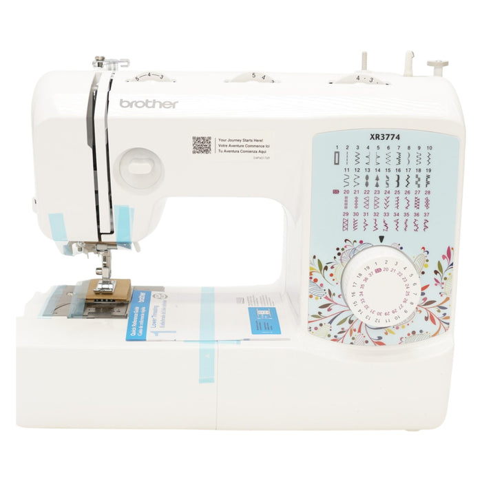 Brother XR3774C Sewing Machine with Wide Table and Motion/Open Toe Quilting Foot