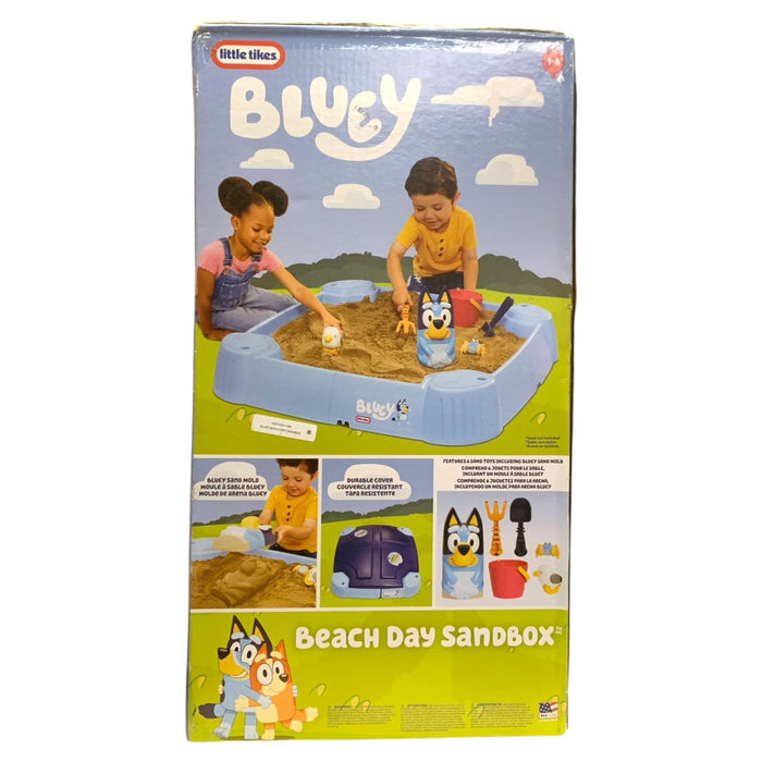 Little Tikes Bluey Beach Day Sand Box with Accessories
