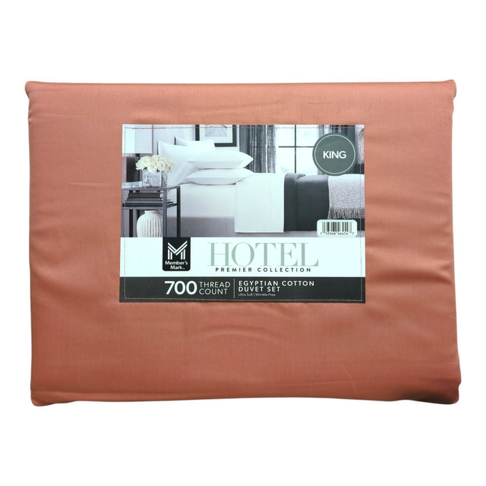 Member's Mark 700-Thread-Count Solid Egyptian Cotton Duvet Cover Set